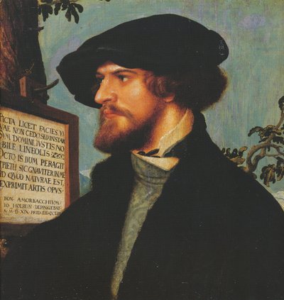 Portrait of Bonifacius Amerbach by Hans Holbein